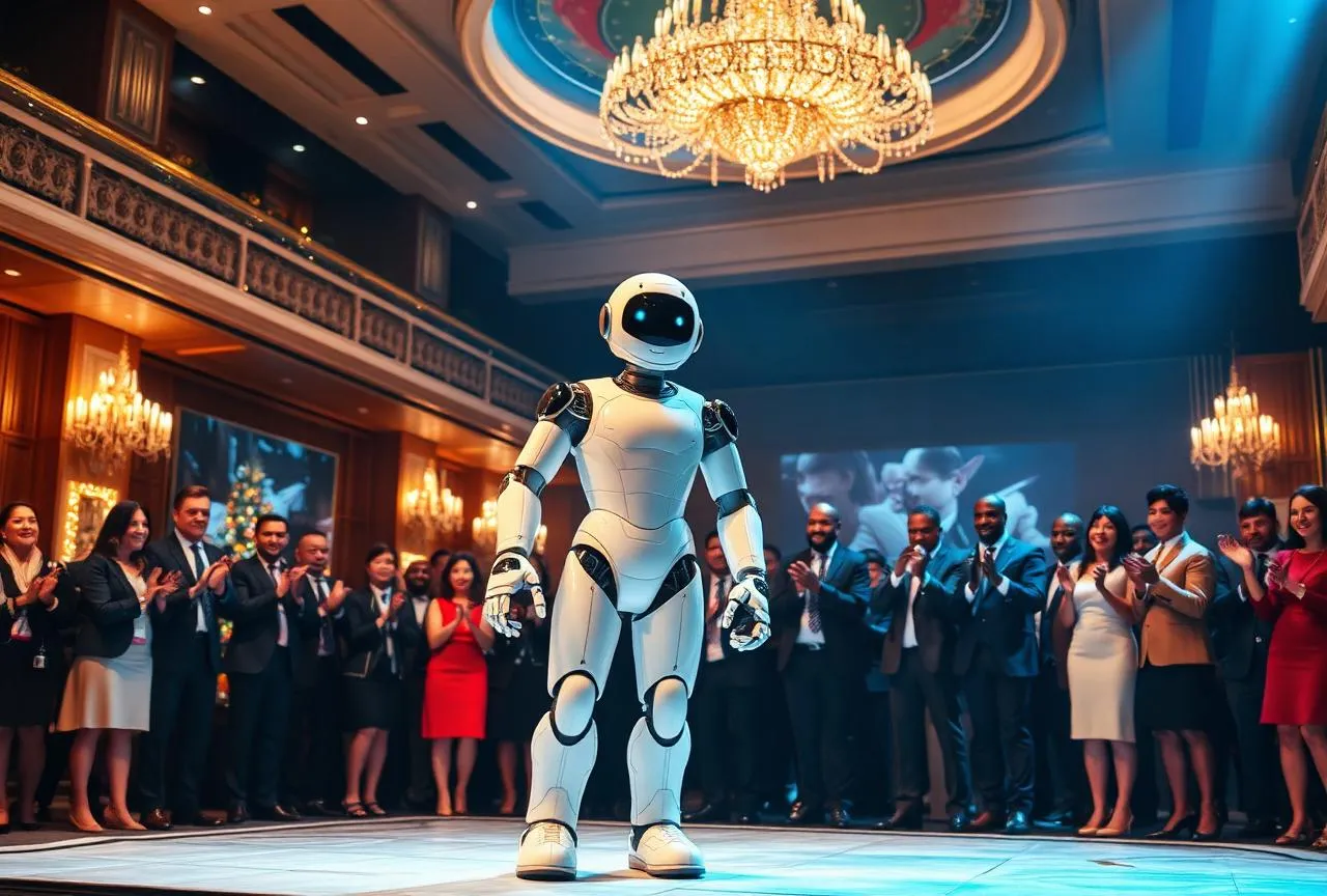 Firemní event s robotem